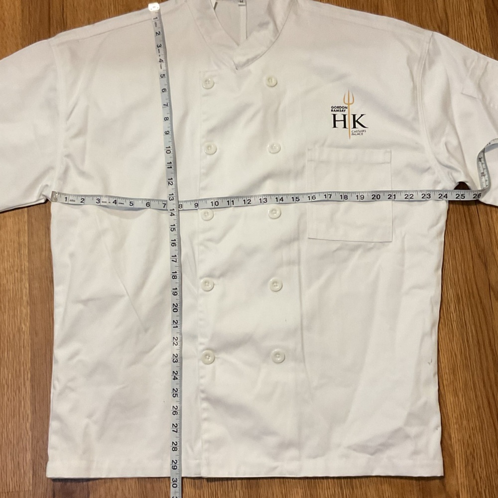 Hell's Kitchen White Chef Jacket with embroidered… - image 7